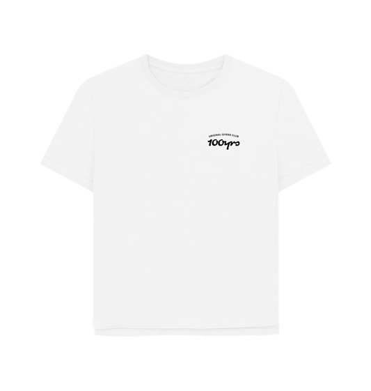 White Printed T-shirt Front